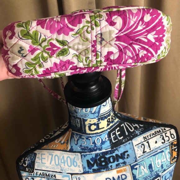 Vera Bradley Quilted Paisley Floral Crossbody Adjustable Shoulder Purse - Picture 9 of 12